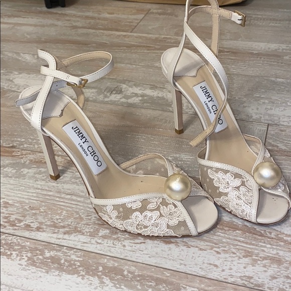 Lace Sacora Heels 100mm WORN ONCE! - Picture 2 of 11